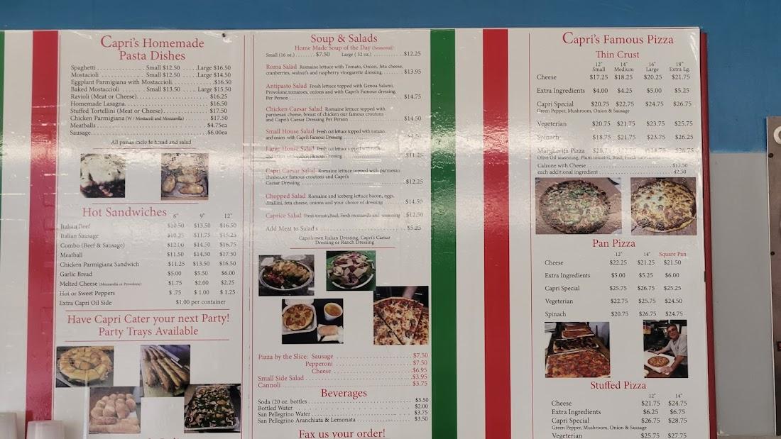 Capri Deli & Pizza In Palatine